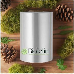 "Biolefin | Biodegradable Shrinkwrap | 500ft 75ga 18inch wide | clear plastic shrink film"