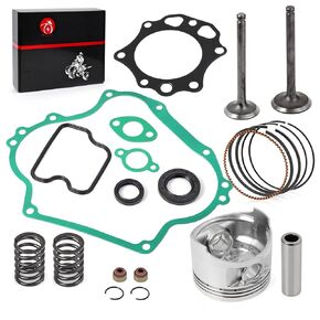 290cc FE290 Engine Rebuild Gasket Kit Oversize 0.5mm Piston & Ring Seal Intake Exhaust Valve for Club Car Golf Cart DS Predent 1016447 1016448 1023047-01