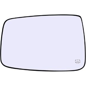 Driver Side Mirror Glass Assembly With Plastic Backing Plate Heated Compatible with 2009-2020 Dodge Ram 1500 2500 3500 Trucks, 2019 Ram 1500 Classic