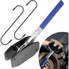 أداة ضغط فرجار الفرامل من Ouzorp، أداة ضغط فرجار الفرامل 360 درجة قابلة للتعديل، أداة توزيع مكبس فرجار الفرامل مع شماعات فرجار مزدوجة، أداة ضاغط مكبس الفرامل in Kuwait