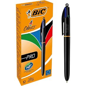 BIC 4 COLOURS PRO ASSORTED 902129 PK12