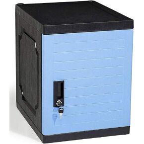 Jink Kids Locker, 19", Lockable/Stackable Storage Locker Box, Great for Home, School & Office (Black) in Saudi Arabia