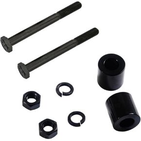 1 Inch Handlebar Risers Extension Spacers Compatible with Harley 1 Inch 25mm Handlebar (Gloss Black)