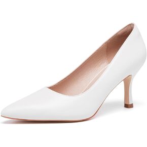 Kitten Heels Closed Pointed Toe Heels Women's Pumps Heels for Women Comfortable Low Stiletto Heels Office Work Dress Pumps Shoes