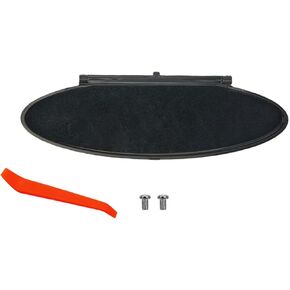 2PCS Sun Visor Mirror Cover Compatible with Porsche 996/997-911 986/987 for Boxster for Cayman 1996-2010,Black Sun Visor Mirror Cover Caps