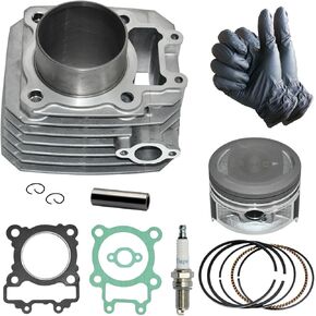 69mm اسطوانة المكبس الدائري طوقا أعلى نهاية إعادة بناء عدة متوافقة مع كاواساكي بايو 250 Bayou250 KLF250A KLF250A3 KLF250A6F KLF250AAF KLF250ABF 4X2 2003-2011 ATV in Kuwait