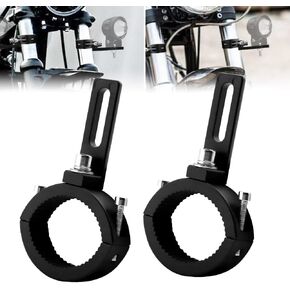 Motorcycle Fog Light Mounting Brackets 31-48mm, Motorcycle Fork Tube Clamp Fork Mounting Brackets, Motorcycle Spotlight Brackets Indicator Extension Holders, Off-Road Light Brackets