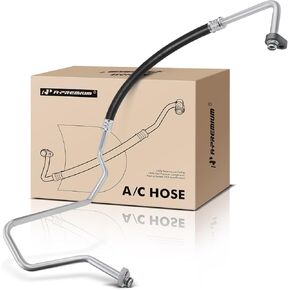 A-Premium A/C Suction Line Hose Assembly Compatible with Jeep Wrangler TJ 2003-2004 L4 2.4L L6 4.0L, Compressor to Evap