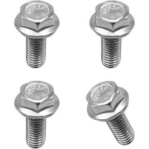 8 PCS Car Top Front Skid Plate Bolts, 12mm Hex head Stainless Steel Skid Plate Bolt, Compatible with 4Runner FJ Cruiser Land Cruiser Sequoia Tacoma, Car Accessories