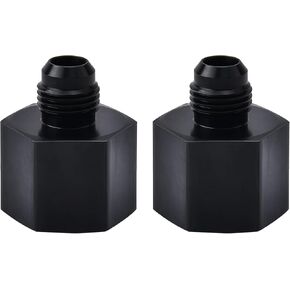 EVIL ENERGY 6AN Male Flare to 1/2 NPT Female Fitting Adapter Aluminum 2PCS
