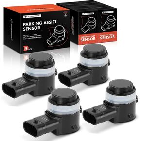 A-Premium 4-PC Reverse Backup Parking Assist Sensor Compatible with Select Ram & Jeep Models - 1500/2500/3500 2019-2023, 4500/5500 2018-2022, Wrangler/Gladiator 2020-2023