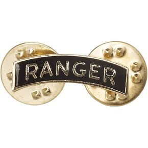 EagleEmblems P12010 PIN-Army,Ranger,TAB,Mini (GLD/BLK) (.875'')