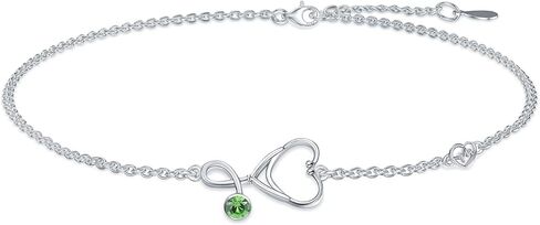 POPKIMI سوار للممرضة الطبيب الفضة الاسترليني ممرضة سوار للنساء سماعة الطبيب مجوهرات ممرضة هدايا ملهمة هدية التخرج مجوهرات هدايا للنساء in Kuwait