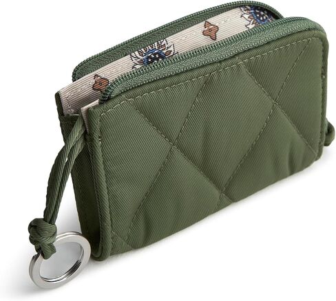 Vera Bradley Women's Polyester Twill Zip Card Pouch ID Case in Saudi Arabia