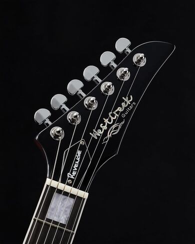 WestCreek Revenge Right Handed Electric Guitar with Heavy Metal Humbucker Pickups, Jumbo Frets, and Mahogany Body in Saudi Arabia