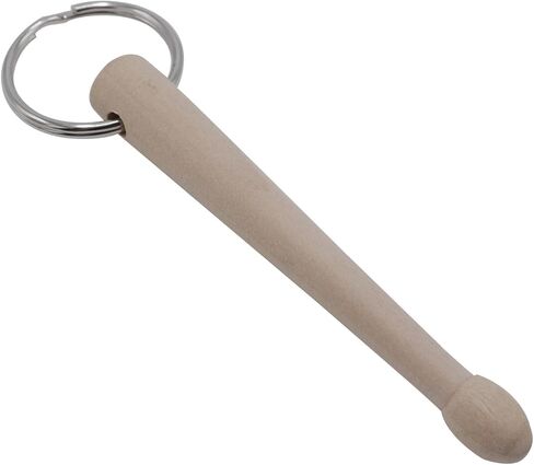 Mini Drum Sticks Keychain 2 Natural Wood Miniature Drum Stick Percussion Key Ring for Drummer in Saudi Arabia