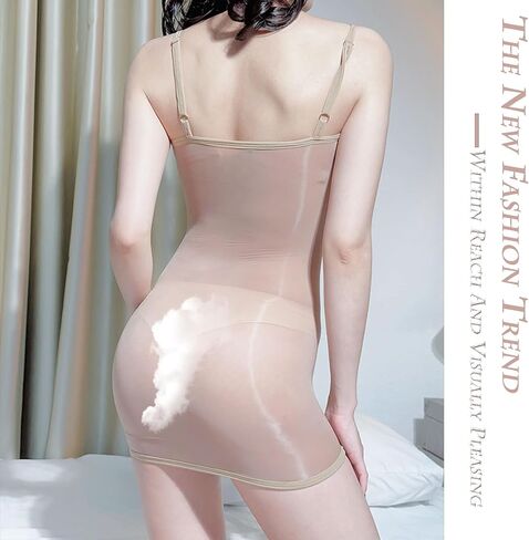 Body Stockings for Women Sexy Oil Shiny Bodystocking Full Body Stocking Lingerie Dress in Kuwait