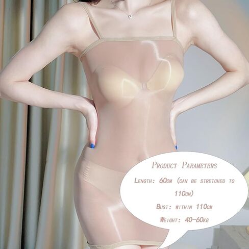 Body Stockings for Women Sexy Oil Shiny Bodystocking Full Body Stocking Lingerie Dress in Kuwait