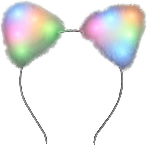 Starlight Kitty Light Up Cat Ears Headband with Orange LED Lights in Saudi Arabia