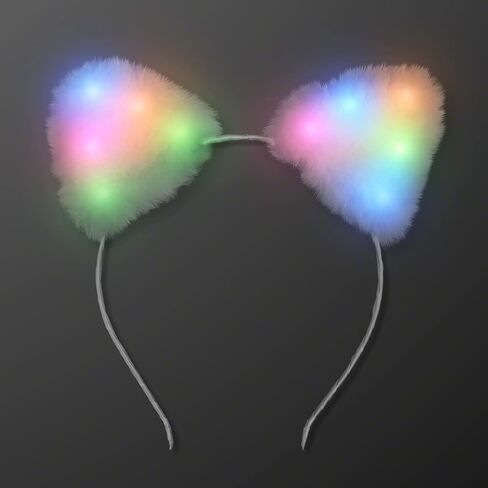 Starlight Kitty Light Up Cat Ears Headband with Orange LED Lights in Saudi Arabia