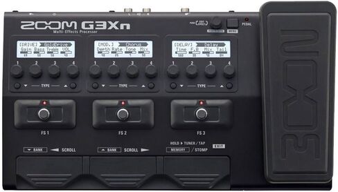 Zoom G3Xn Guitar Multi-Effects Processor with Expression Pedal, With 70+ Built-in Effects, Amp Modeling, Stereo Effects, Looper, Rhythm Section, Tuner in Saudi Arabia