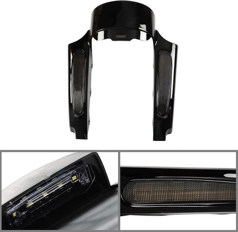 Motorcycle Rear Fender Fascia with Light Rear Fender Light Kit Replacement for Road King 2009-2013 in Saudi Arabia