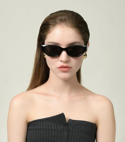 MIRAGE Retro Cat Eye Sunglasses for Women Men, Small Face, TAC Lens, UV400 Protection in Saudi Arabia