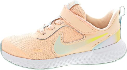 حذاء الجري Nike Child Revolution 5 للأطفال الصغار بشريط فيلكرو، قرمزي ملون/متعدد الألوان، 13 C US in Saudi Arabia