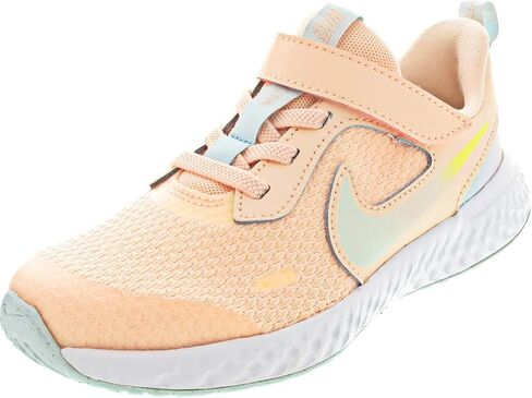 حذاء الجري Nike Child Revolution 5 للأطفال الصغار بشريط فيلكرو، قرمزي ملون/متعدد الألوان، 13 C US in Saudi Arabia