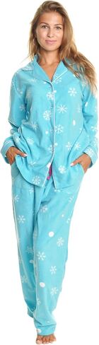 Angelina Women's Pajama Set Cozy Fleece with Notch Collar and Pockets in Saudi Arabia