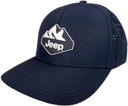 Jeep Range Logo Performance Moisture Wicking Hat - Navy in Saudi Arabia