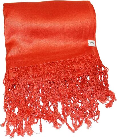 Kuldip Satin Plain Pashmina Shawl Wrap Scarf. in Saudi Arabia