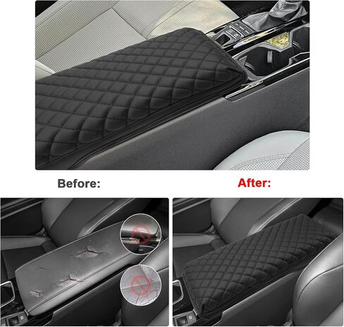 SXCY for 2025 Toyota Camry Armrest Cover for Toyota Camry 2025 Accessories 2025 Camry Center Console Cover 2024 Camry Middle Console Cover (25 Camry Armrest Cover(Black Line)) in Saudi Arabia