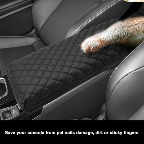 SXCY for 2025 Toyota Camry Armrest Cover for Toyota Camry 2025 Accessories 2025 Camry Center Console Cover 2024 Camry Middle Console Cover (25 Camry Armrest Cover(Black Line)) in Saudi Arabia
