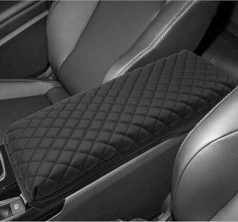 SXCY for 2025 Toyota Camry Armrest Cover for Toyota Camry 2025 Accessories 2025 Camry Center Console Cover 2024 Camry Middle Console Cover (25 Camry Armrest Cover(Black Line)) in Saudi Arabia