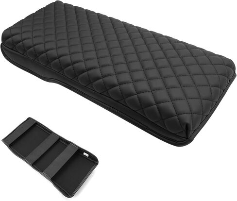 SXCY for 2025 Toyota Camry Armrest Cover for Toyota Camry 2025 Accessories 2025 Camry Center Console Cover 2024 Camry Middle Console Cover (25 Camry Armrest Cover(Black Line)) in Saudi Arabia