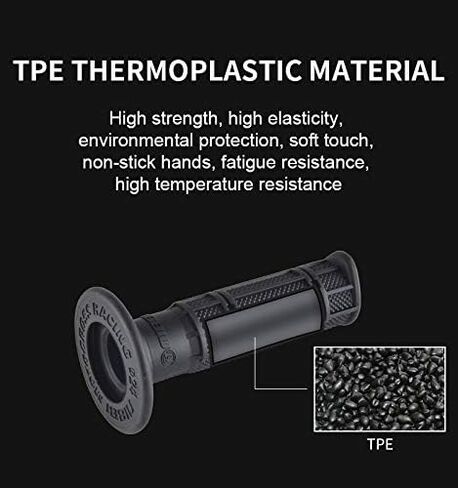 NIBBI Off-Road Motorcycle Handle Grips Comfortable Grip Non-Slip Durable for Motocross Throttle Handlebar in Kuwait