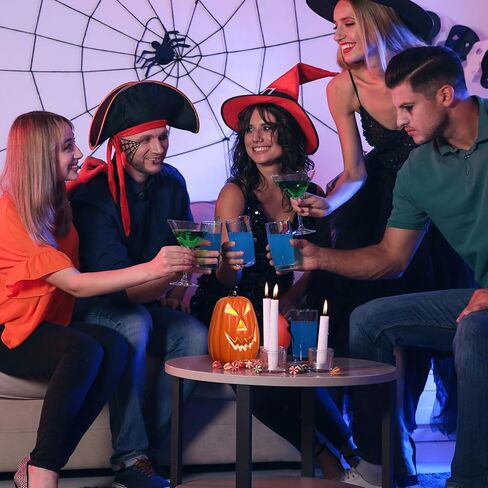 Angoily Halloween اليقطين فانوس LED جاك-O-فانوس أضواء اليقطين تعمل بالبطارية اليقطين متوهجة فانوس اليقطين منزل مسكون ديكور طاولة المنزل in Kuwait