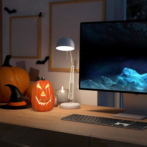 Angoily Halloween اليقطين فانوس LED جاك-O-فانوس أضواء اليقطين تعمل بالبطارية اليقطين متوهجة فانوس اليقطين منزل مسكون ديكور طاولة المنزل in Kuwait