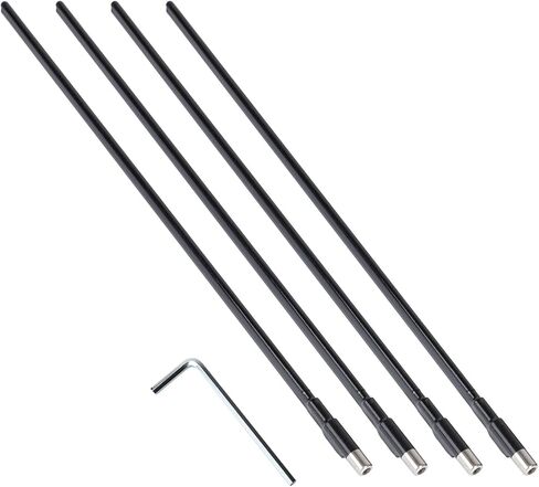 قوس كمان من ألياف الكربون من LIEKE مقاس 4/4، قوس كمان خفيف الوزن بالحجم الكامل (مقاس 4/4، أسود) in Kuwait