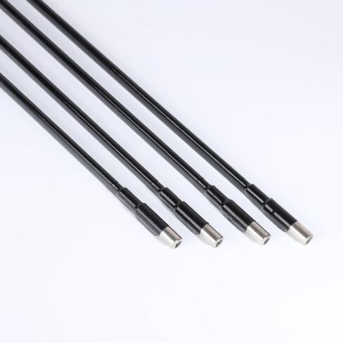 قوس كمان من ألياف الكربون من LIEKE مقاس 4/4، قوس كمان خفيف الوزن بالحجم الكامل (مقاس 4/4، أسود) in Kuwait