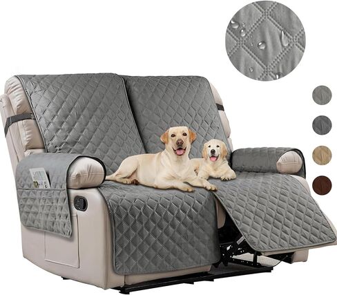 Sofa Cover for 3 Seat Sofa Covers, Recliner Sofa Slipcover Couch Covers for 3 Cushion Couch, Waterproof and Machine wash with Elastic Straps(3 Seater, Dark Coffee) in Saudi Arabia