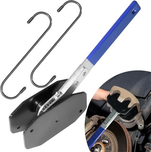 أداة ضغط فرجار الفرامل من Ouzorp، أداة ضغط فرجار الفرامل 360 درجة قابلة للتعديل، أداة توزيع مكبس فرجار الفرامل مع شماعات فرجار مزدوجة، أداة ضاغط مكبس الفرامل in Kuwait