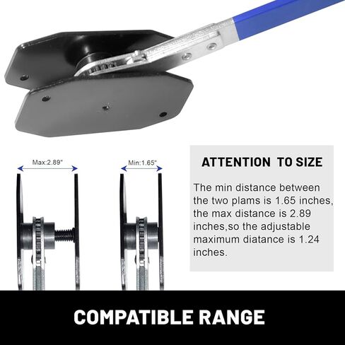 أداة ضغط فرجار الفرامل من Ouzorp، أداة ضغط فرجار الفرامل 360 درجة قابلة للتعديل، أداة توزيع مكبس فرجار الفرامل مع شماعات فرجار مزدوجة، أداة ضاغط مكبس الفرامل in Kuwait