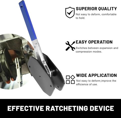 أداة ضغط فرجار الفرامل من Ouzorp، أداة ضغط فرجار الفرامل 360 درجة قابلة للتعديل، أداة توزيع مكبس فرجار الفرامل مع شماعات فرجار مزدوجة، أداة ضاغط مكبس الفرامل in Kuwait