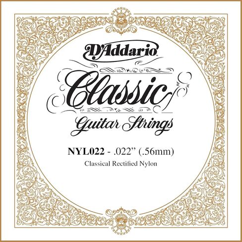 D'Addario NYL018 Rectified Nylon Classical Guitar Single String,.018 in Saudi Arabia