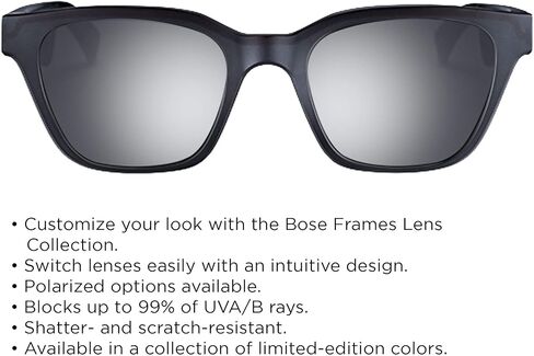 عدسات Bose Tenor Polarized بديلة للنظارات الشمسية للجنسين، نظارات شمسية مستقطبة عاكسة من البولي كربونات مربعة الشكل in Kuwait