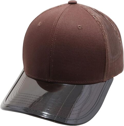 Transparency Visor Mesh Back Trucker Hat Adjustable Snapback Baseball Cap for Men & Women in Saudi Arabia