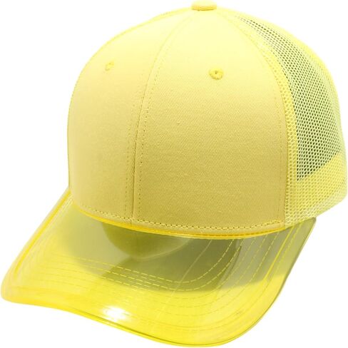 Transparency Visor Mesh Back Trucker Hat Adjustable Snapback Baseball Cap for Men & Women in Saudi Arabia
