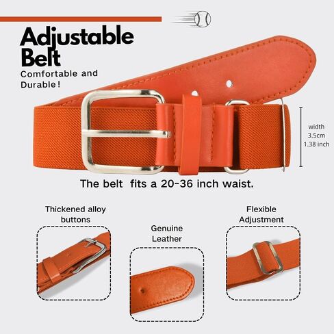 Toddler/Youth Softball Socks, Belt and Baseball Combo Set (2 Pairs of Socks, 1 Belt and 1 Baseball) for Boys Girls in Saudi Arabia